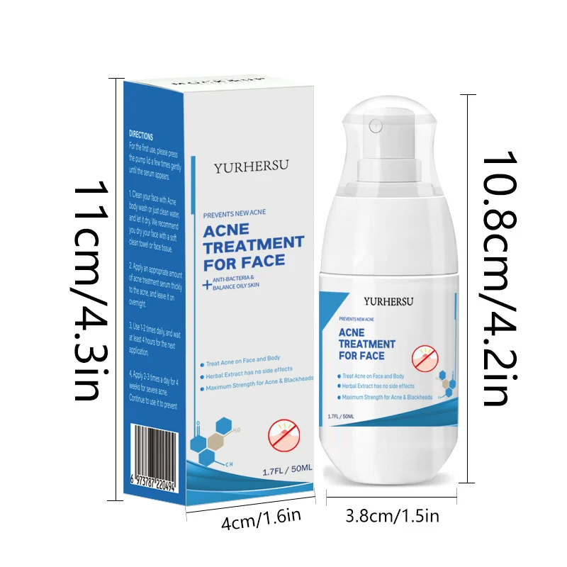 YURHERSU Acne Treatment Gel with Aloe and Tea Tree Oil for Face and Body 10 acne treatment gel spu747761117888 desc 10