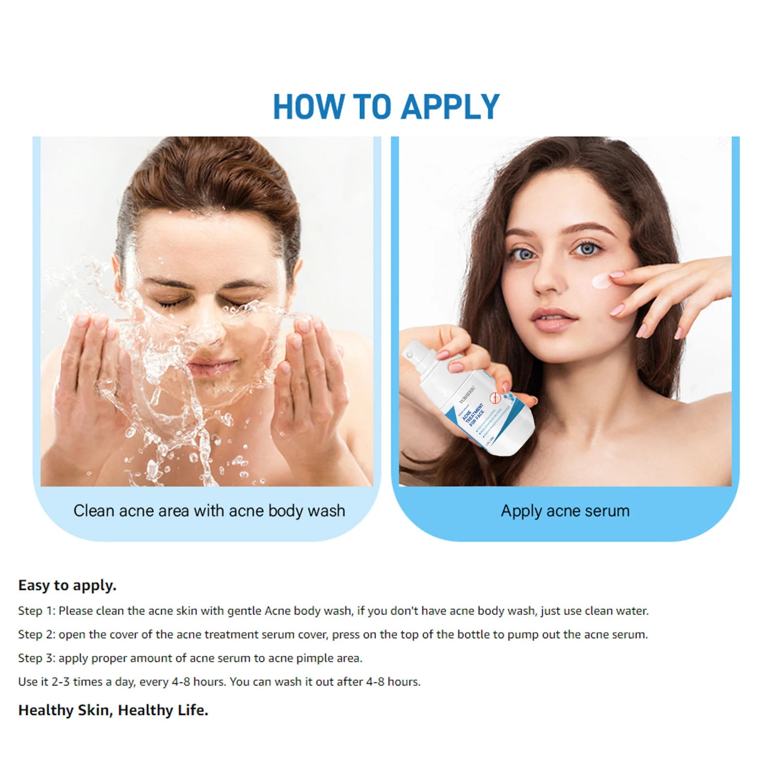 YURHERSU Acne Treatment Gel with Aloe and Tea Tree Oil for Face and Body 8 acne treatment gel spu747761117888 desc 8