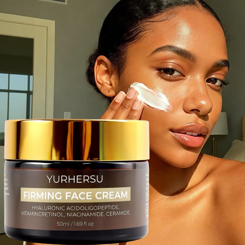 YURHERSU Firming Face Cream with Hyaluronic Acid & Niacinamide for Hydration