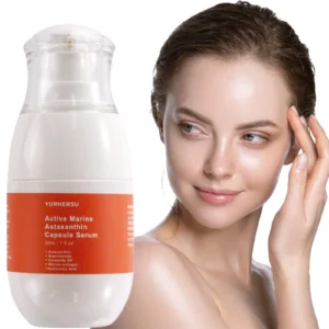YURHERSU Active Marine Astaxanthin Capsule Serum 30ml for Hydration, Brightening & Antioxidant