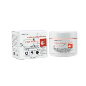 YURHERSU 15% Azelaic Acid Acne Cream for Face & Body, Reduce Blemishes & Pores