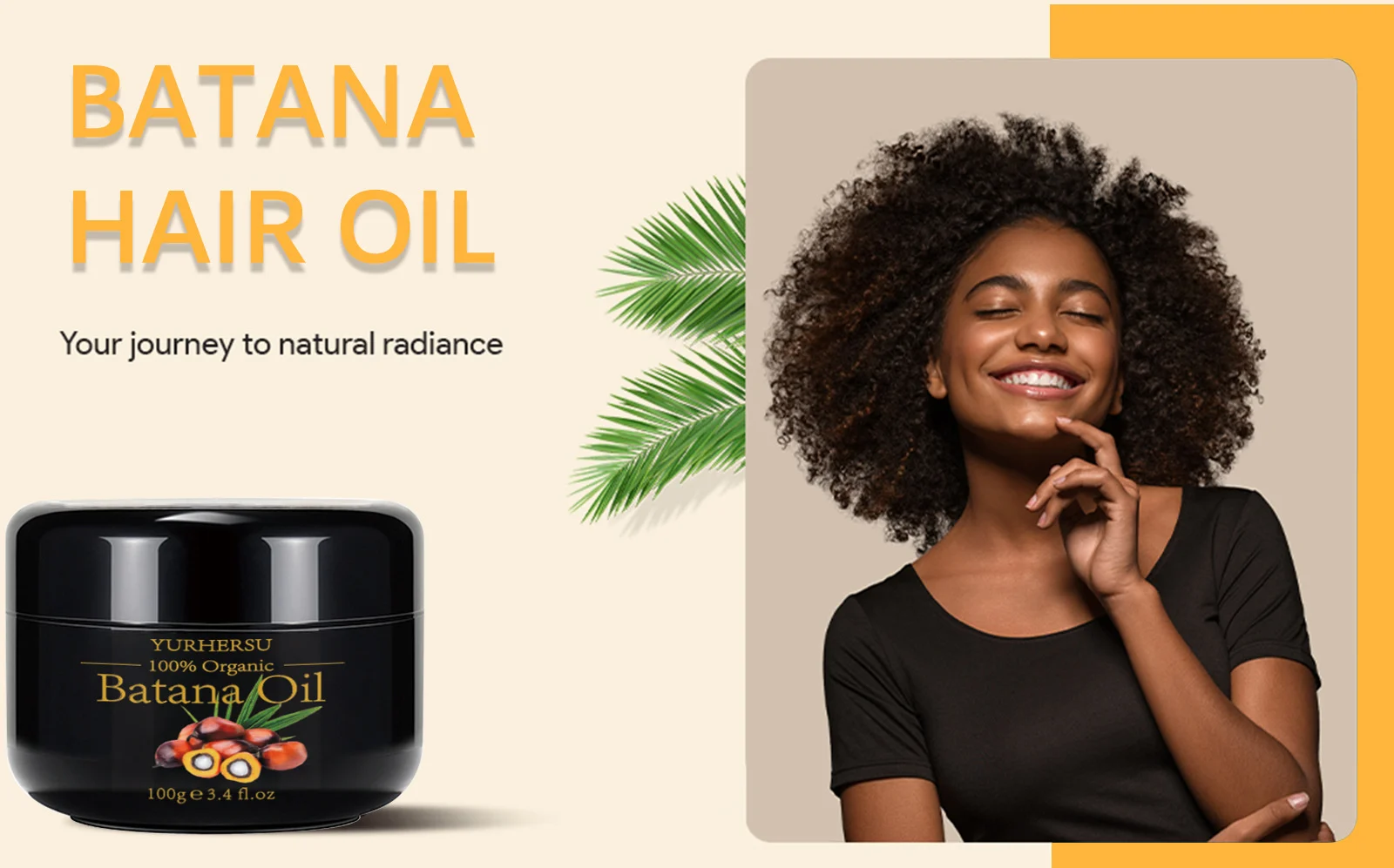 YURHERSU 100% Organic Batana Hair Oil for Growth, Moisture & Repair 4 batana hair oil spu760557239656 desc 4