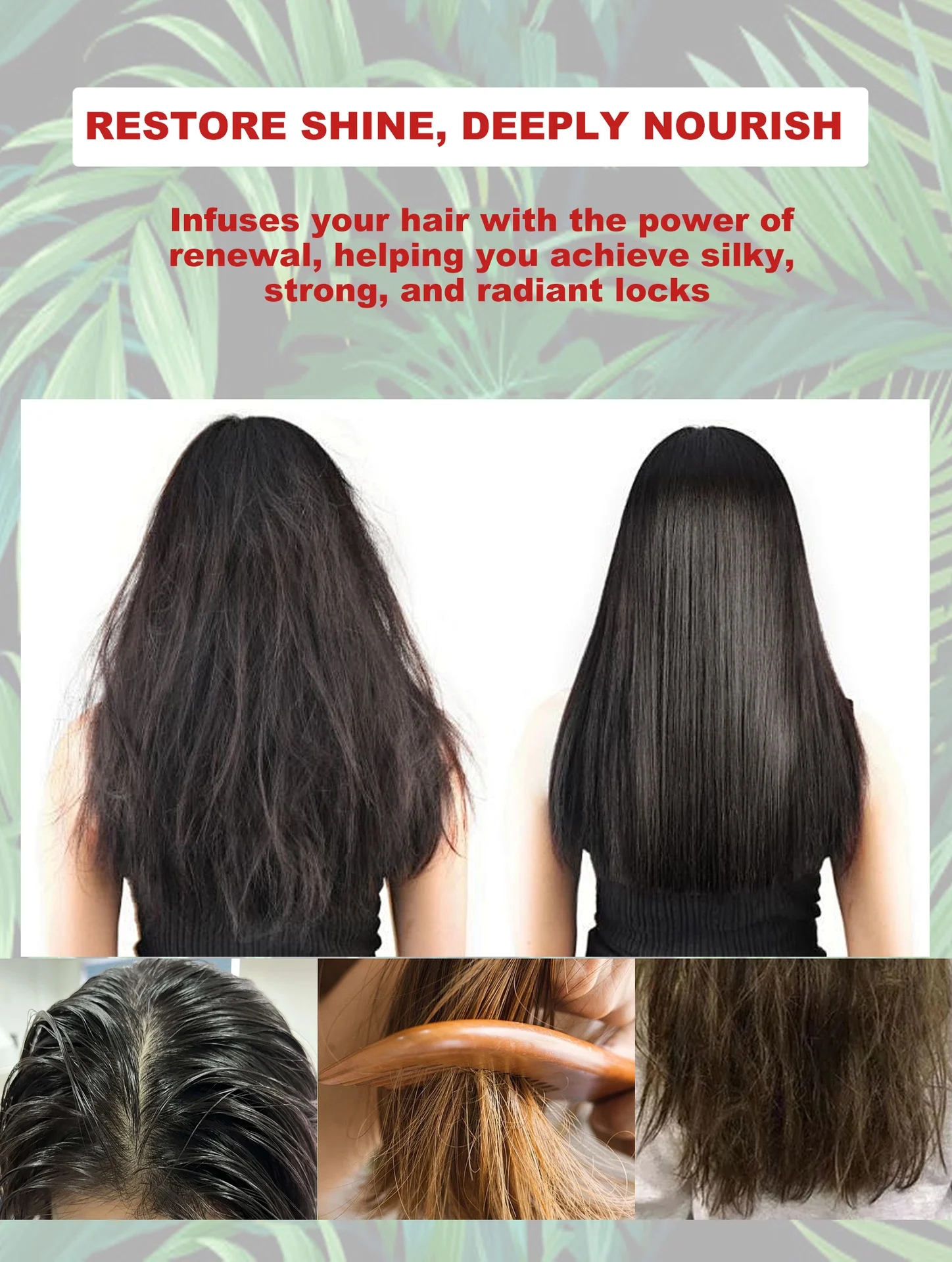 YURHERSU Batana Hair Oil - Repair Dry Damaged Hair, Moisturize & Shine 30ml 5 batana hair oil spu951788407100 desc 5