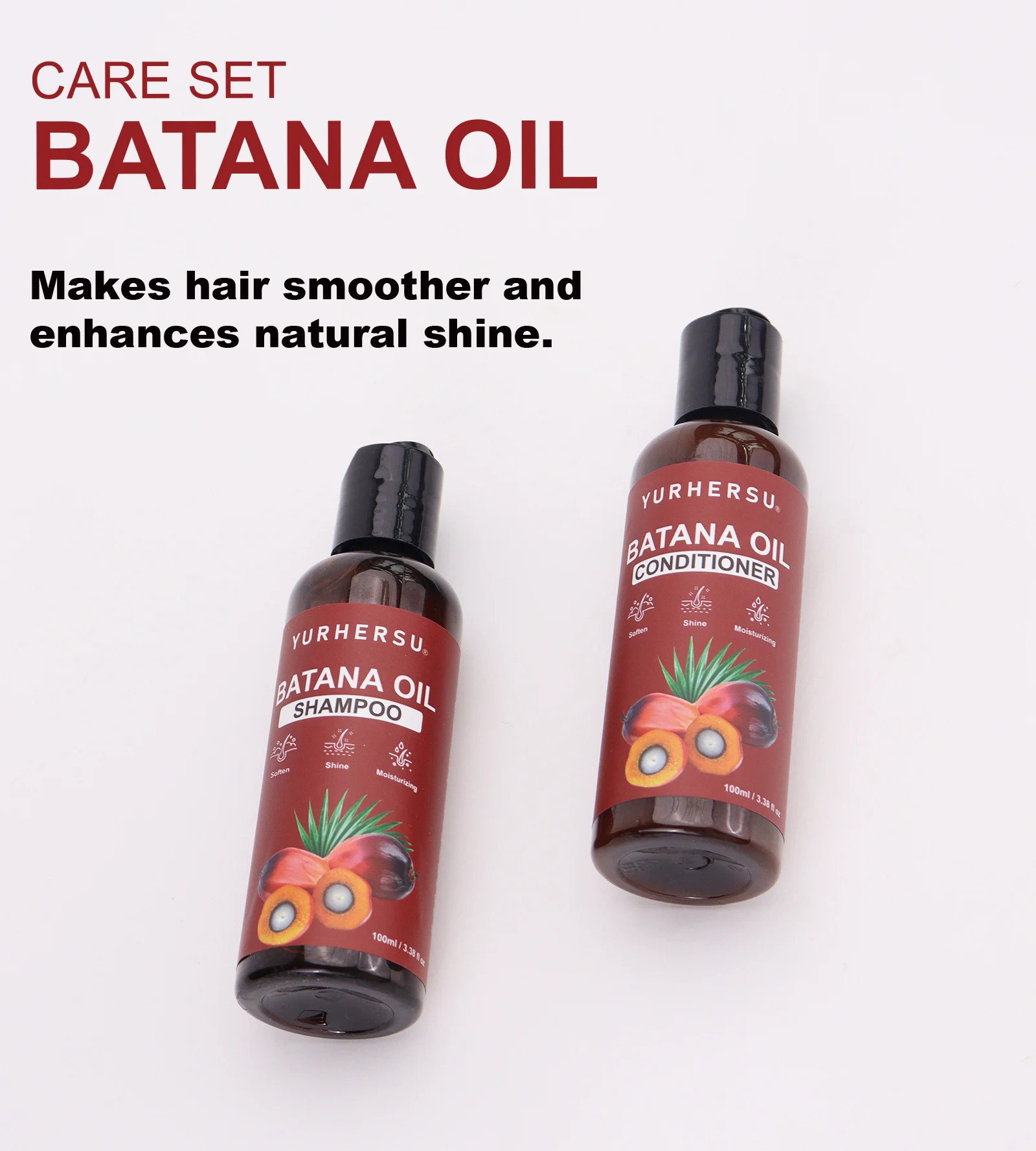 YURHERSU Batana Oil Shampoo and Conditioner Set for Soft, Shiny, Moisturized Hair 9 batana oil shampoo conditioner set spu957875111661 desc 9