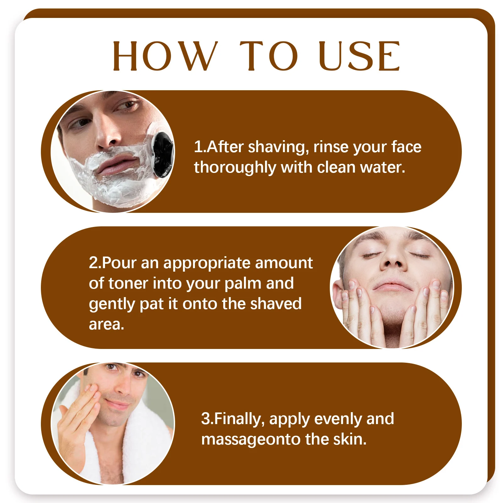 YURHERSU Beard Toner Sandalwood After Shave Cologne Firming & Toning 120ml 7 beard toner after shave spu950092300785 desc 7