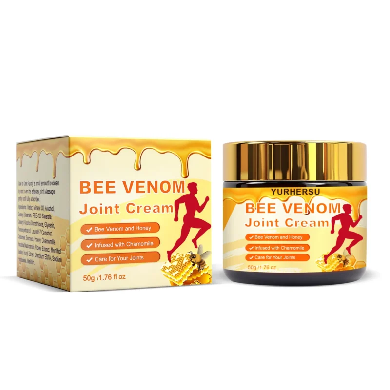 YURHERSU Bee Venom Joint Cream for Relief, Hydration & Gentle Massage