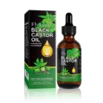 YURHERSU Black Castor Oil - Hexane-Free, 100% Pure Cold-Pressed for Hair, Skin, Nails