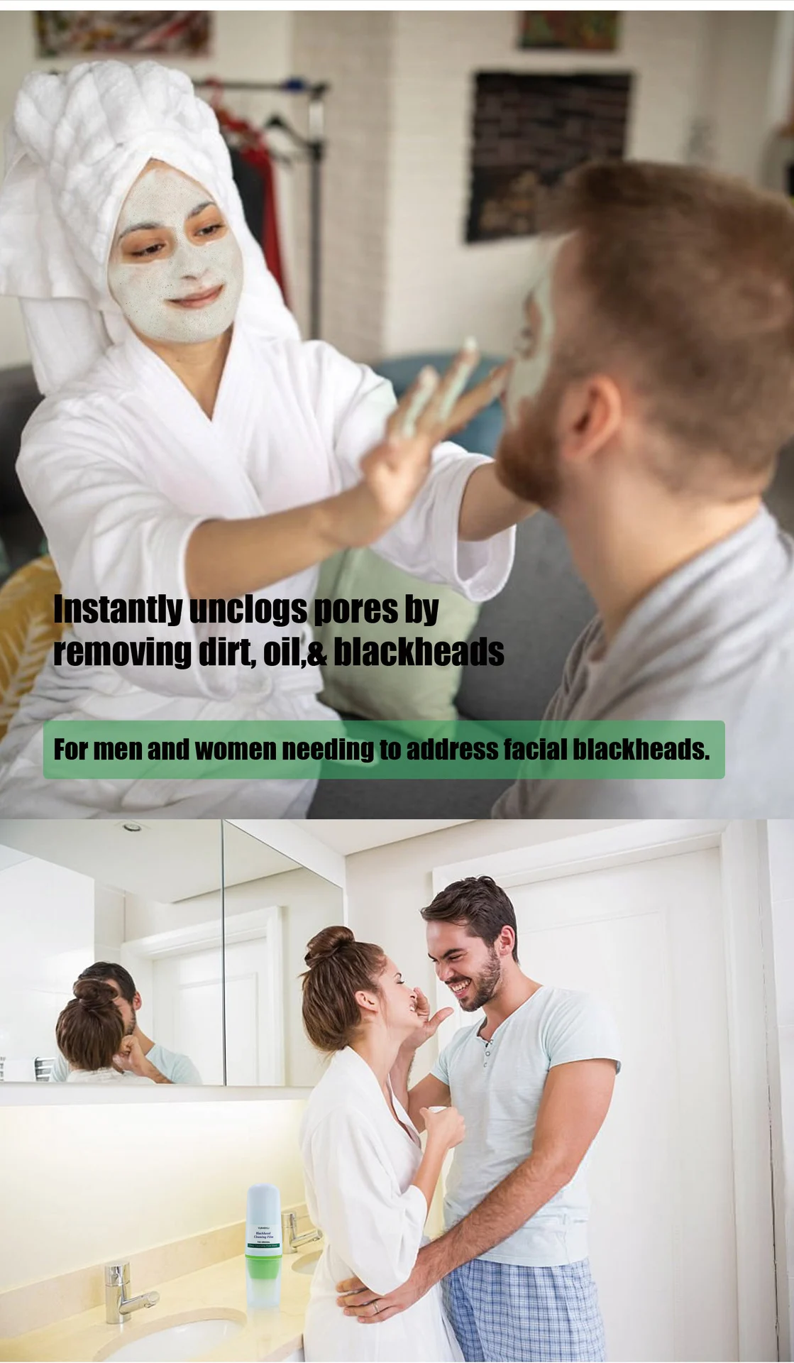 YURHERSU Blackhead Pore Cleansing Peel-Off Mask, Deep Cleansing Nose Strip, 60ml 16 blackhead pore cleansing mask spu801255535197 desc 16