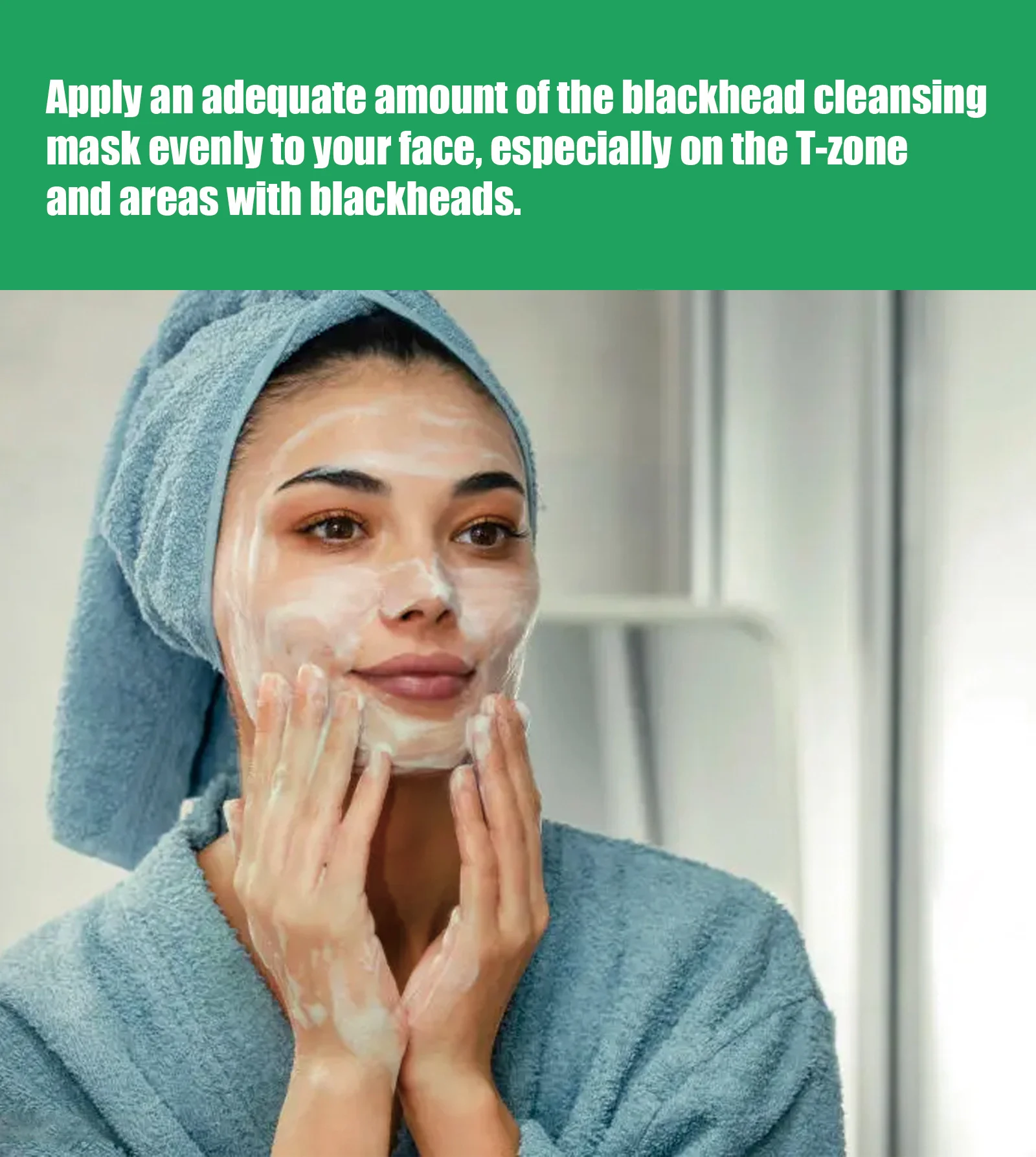 YURHERSU Blackhead Pore Cleansing Peel-Off Mask, Deep Cleansing Nose Strip, 60ml 4 blackhead pore cleansing mask spu801255535197 desc 4