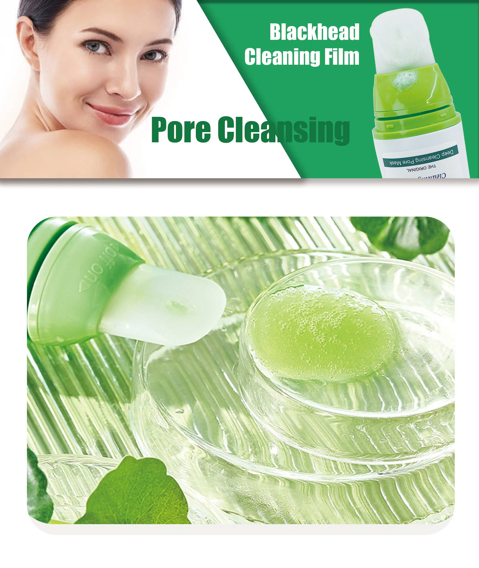 YURHERSU Blackhead Pore Cleansing Peel-Off Mask, Deep Cleansing Nose Strip, 60ml 9 blackhead pore cleansing mask spu801255535197 desc 9