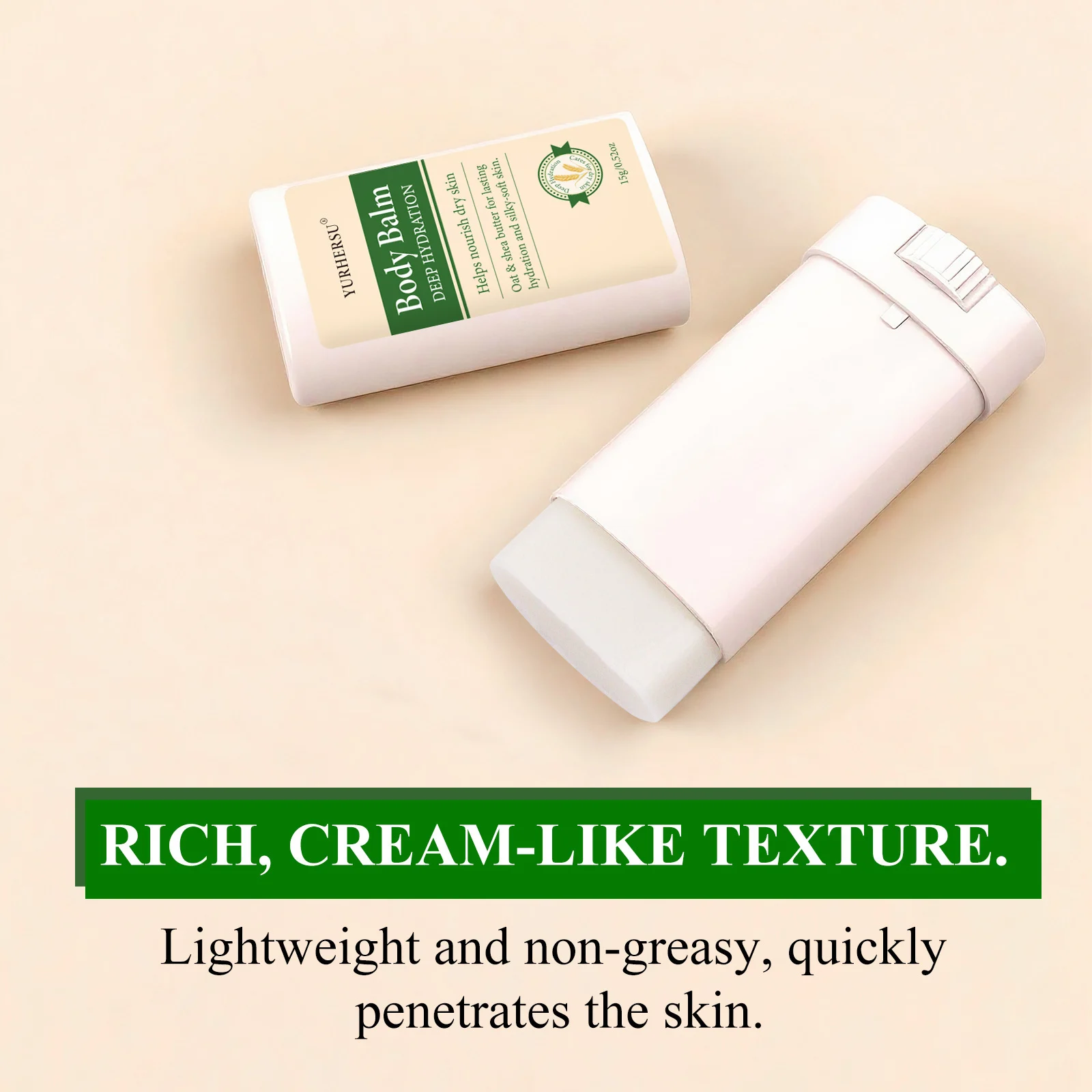 YURHERSU Body Balm with Oat & Shea Butter for Deep Hydration and Soft Skin 9 body balm moisturizer spu971641060303 desc 9