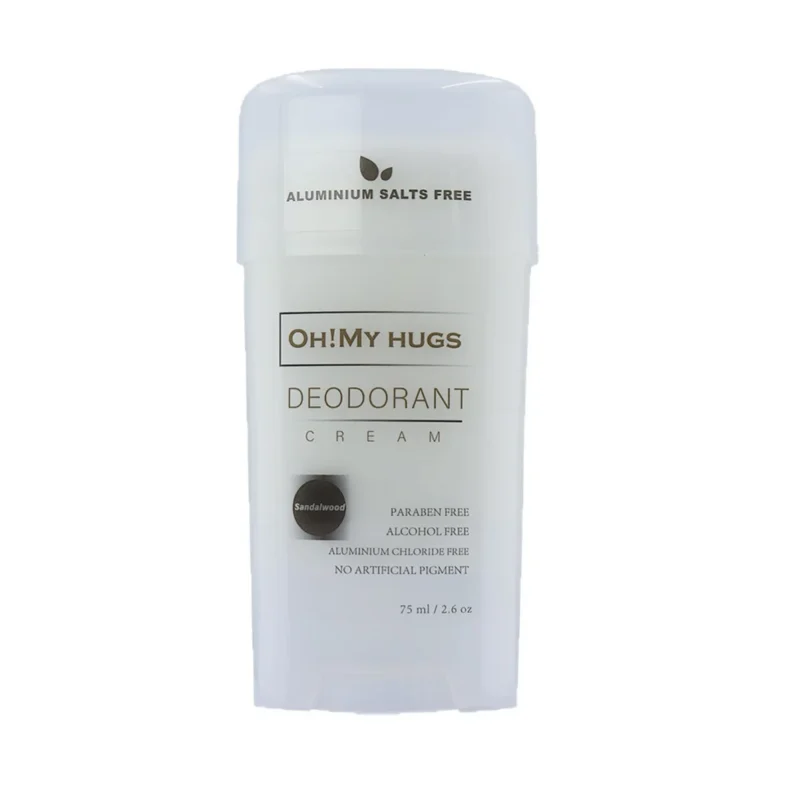 YURHERSU Coconut Sandalwood Deodorant Cream Aluminum Salts Free