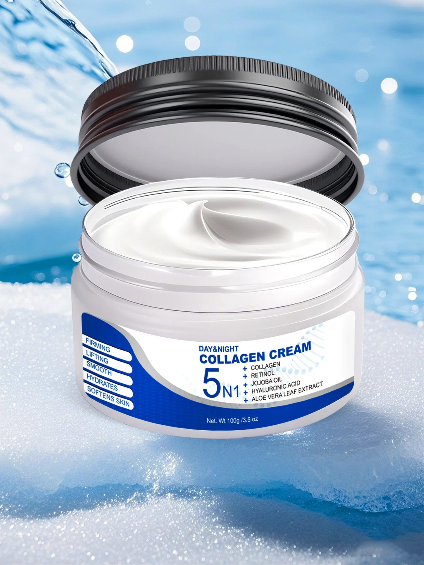 YURHERSU Collagen Cream with Retinol & Hyaluronic Acid for Firming & Hydration 8 collagen face cream spu957315549105 desc 8