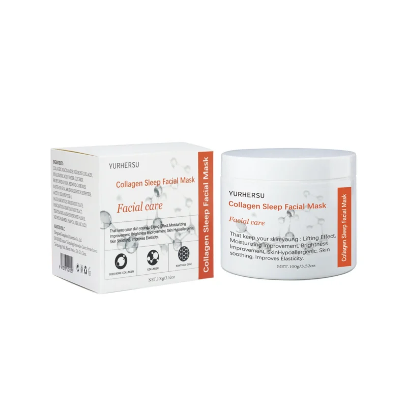 YURHERSU Collagen Sleep Facial Mask Hydrating Brightening Firming Overnight Treatment