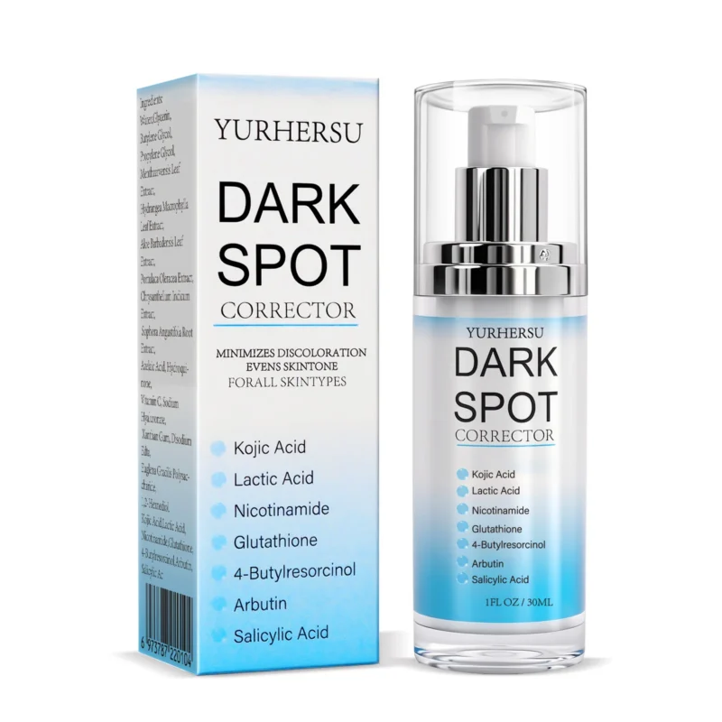 YURHERSU Dark Spot Corrector Serum with Kojic Acid & Niacinamide for Brightening & Hydration