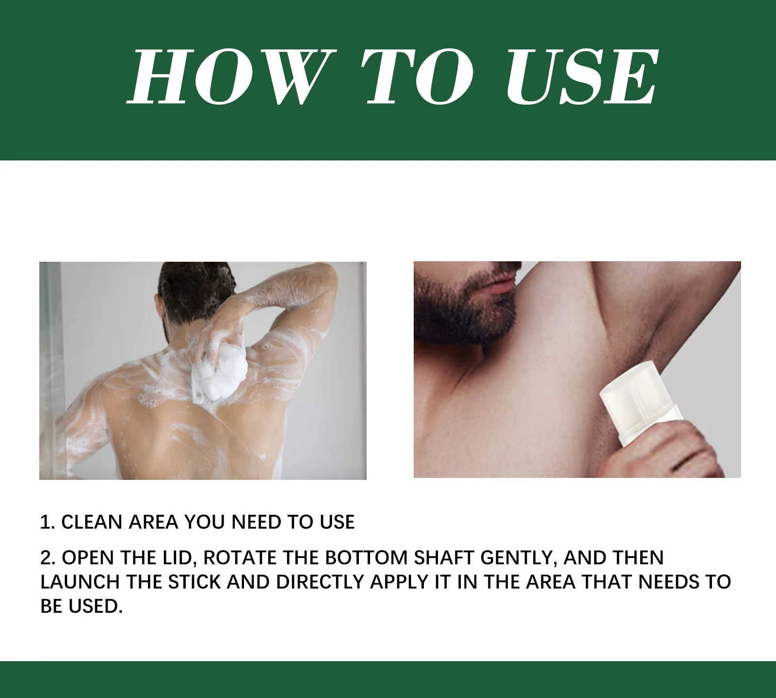 YURHERSU Mint & Cucumber Deodorant Stick, Long-Lasting Odor Control, Clear Gel, 0.5oz 9 deodorant stick spu969542550524 desc 9