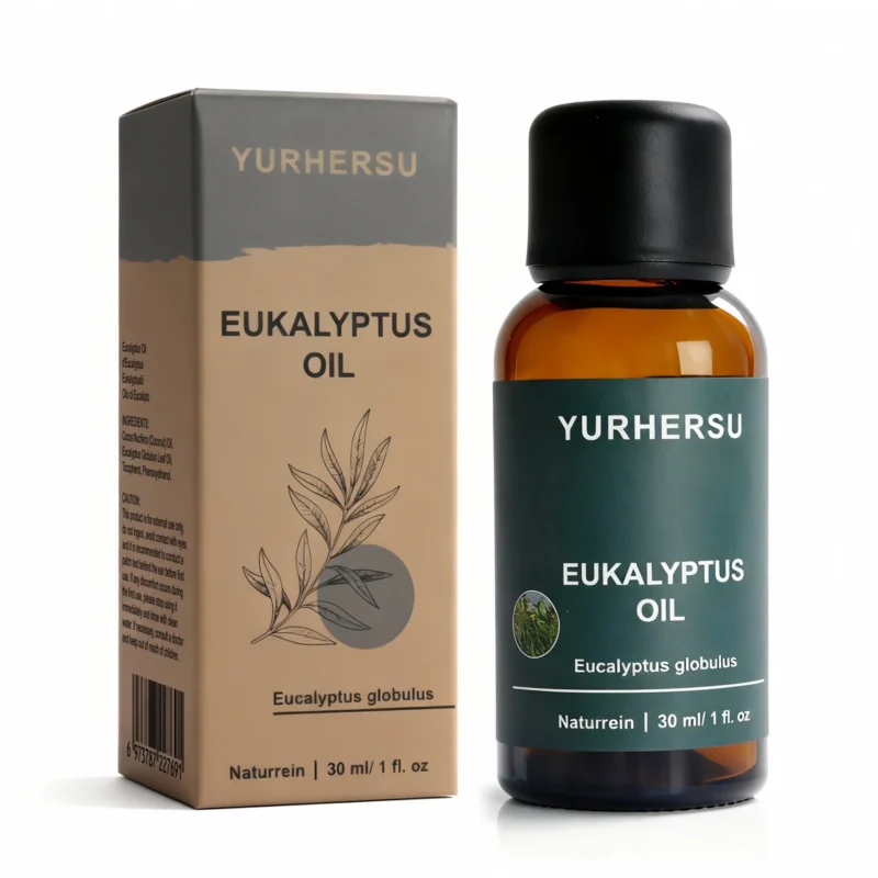 YURHERSU Eucalyptus Oil for Body Massage, Hair Nourishment & Skin Care, 30ml