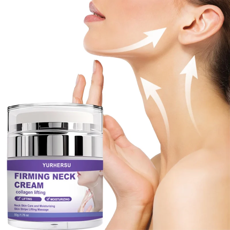 YURHERSU Firming Neck Cream with Collagen for Lifting and Moisturizing