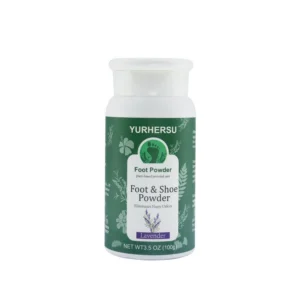 YURHERSU Plant-Based Foot Powder for Odor Control, Keeps Feet Dry & Fresh