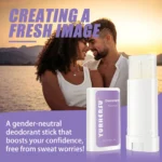 YURHERSU Gold Foil Deodorant Stick - Fresh, Long-Lasting Odor Control & Portable