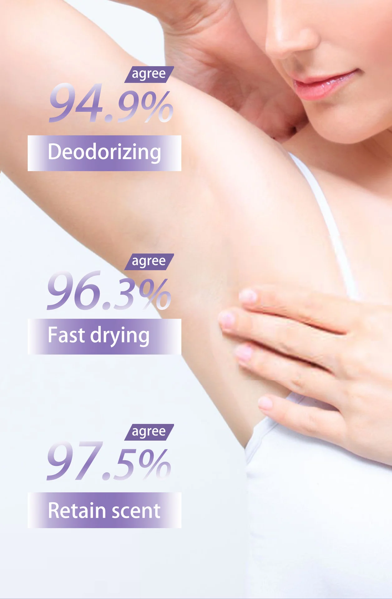 YURHERSU Gold Foil Deodorant Stick - Fresh, Long-Lasting Odor Control & Portable 11 gold foil deodorant stick spu969043243370 desc 11