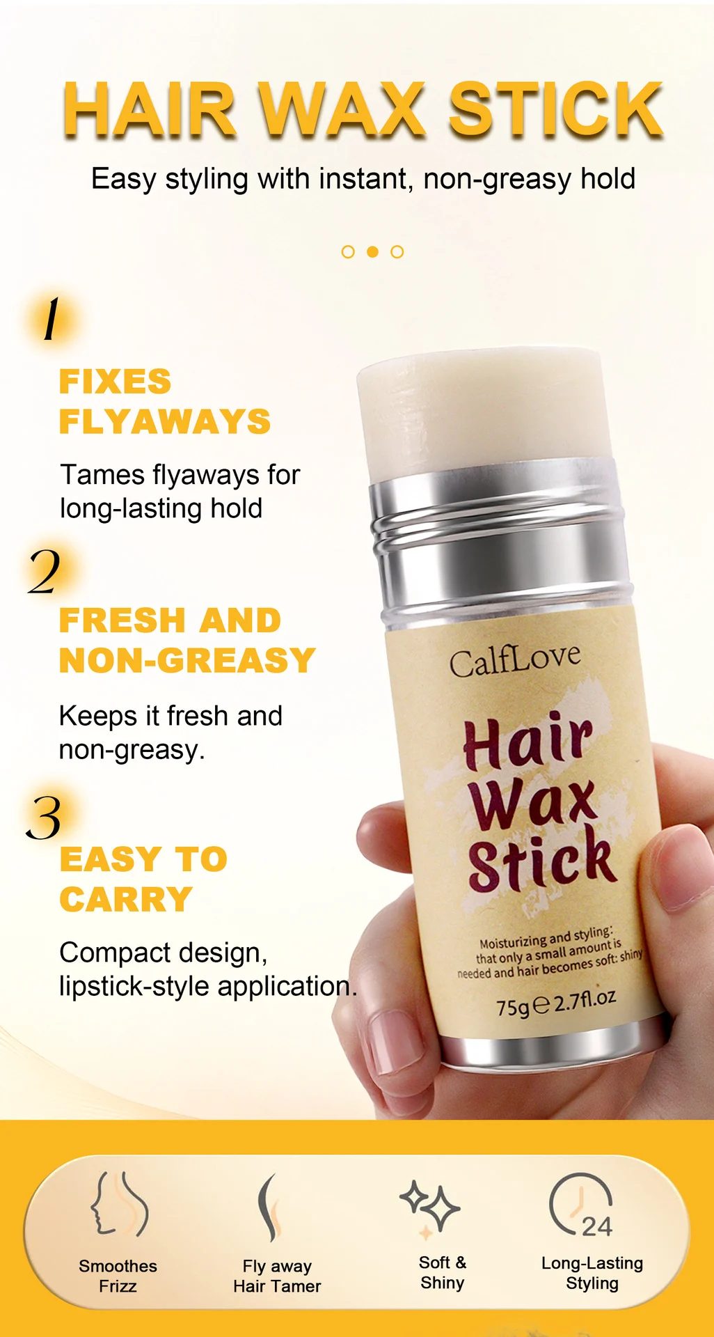 YURHERSU Hair Wax Stick for Flyaways, Frizz Control & Long-Lasting Styling 6 hair wax stick spu959062717592 desc 6