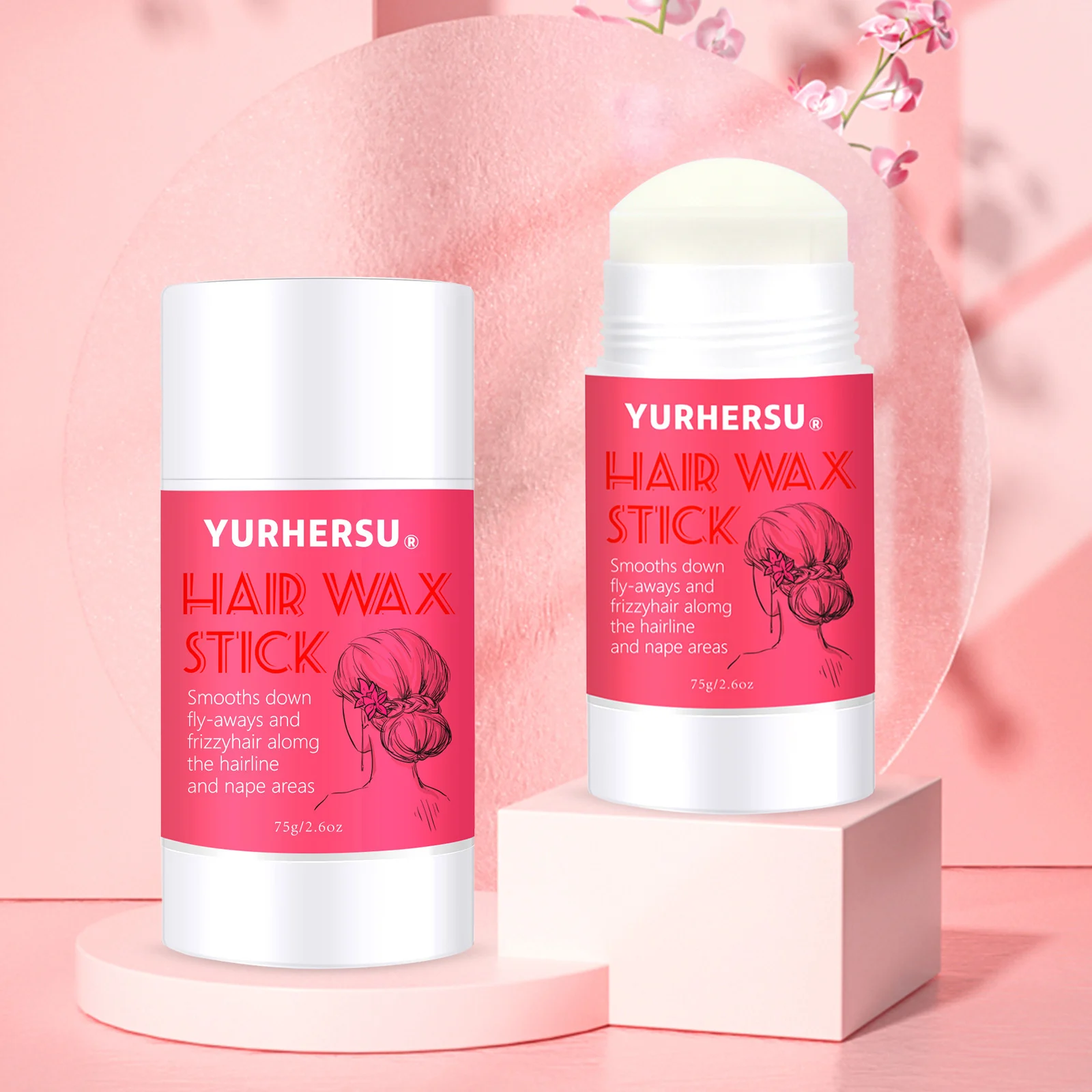 YURHERSU Hair Wax Stick for Men and Women Smooths Flyaways and Frizzy Hair 10 hair wax stick spu969336439184 desc 10