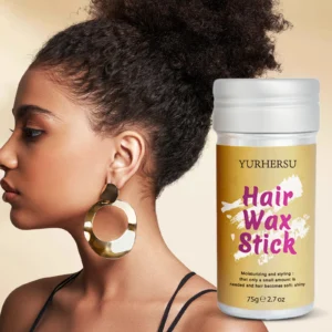 YURHERSU Hair Wax Stick for Styling, Flyaways & Smoothing - 75g