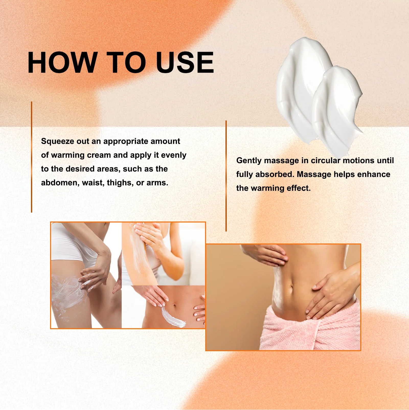 YURHERSU Hot Cream Body Heating & Firming Massage Cream for Slimming & Skin Toning 10 hot body heating massage cream spu900135250432 desc 10