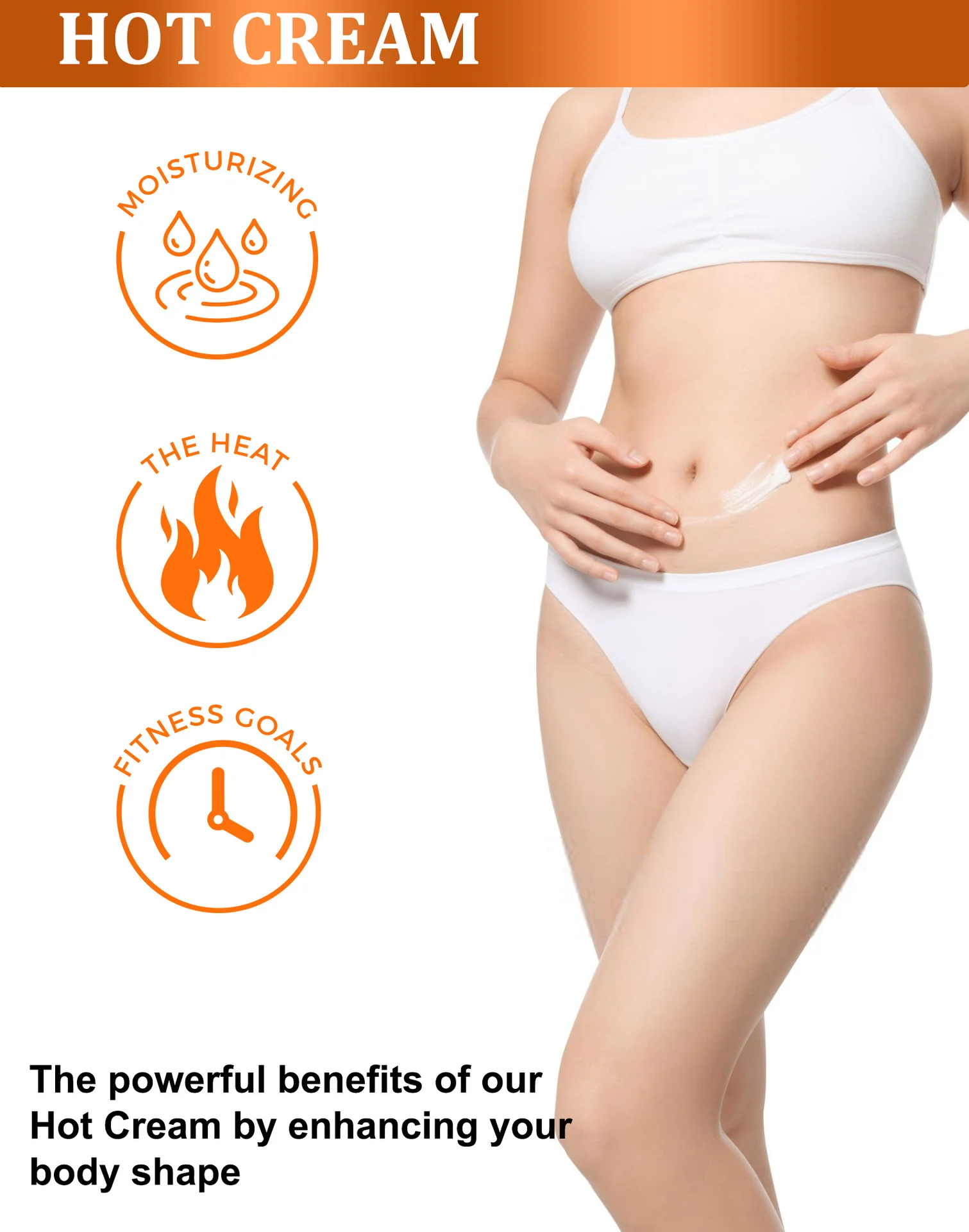 YURHERSU Hot Cream Body Heating & Firming Massage Cream for Slimming & Skin Toning 8 hot body heating massage cream spu900135250432 desc 8