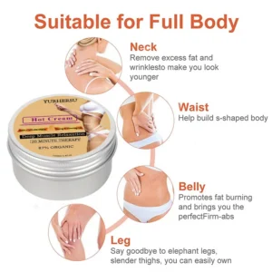 YURHERSU Hot Cream Anti-Cellulite Slimming Gel for Body Toning and Fat Reduction