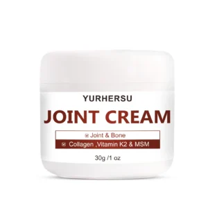 YURHERSU Joint & Bone Cream with Collagen, Vitamin K2, MSM for Deep Moisturization and Brightening