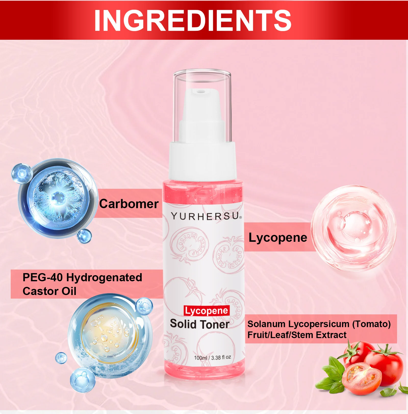 YURHERSU Lycopene Solid Toner for Deep Hydration and Brightening 100ml 5 lycopene solid toner spu973219276467 desc 5