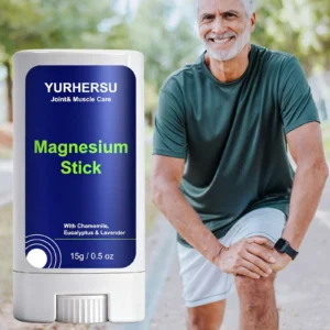 YURHERSU Magnesium Stick for Joint & Muscle Care with Chamomile, Eucalyptus & Lavender