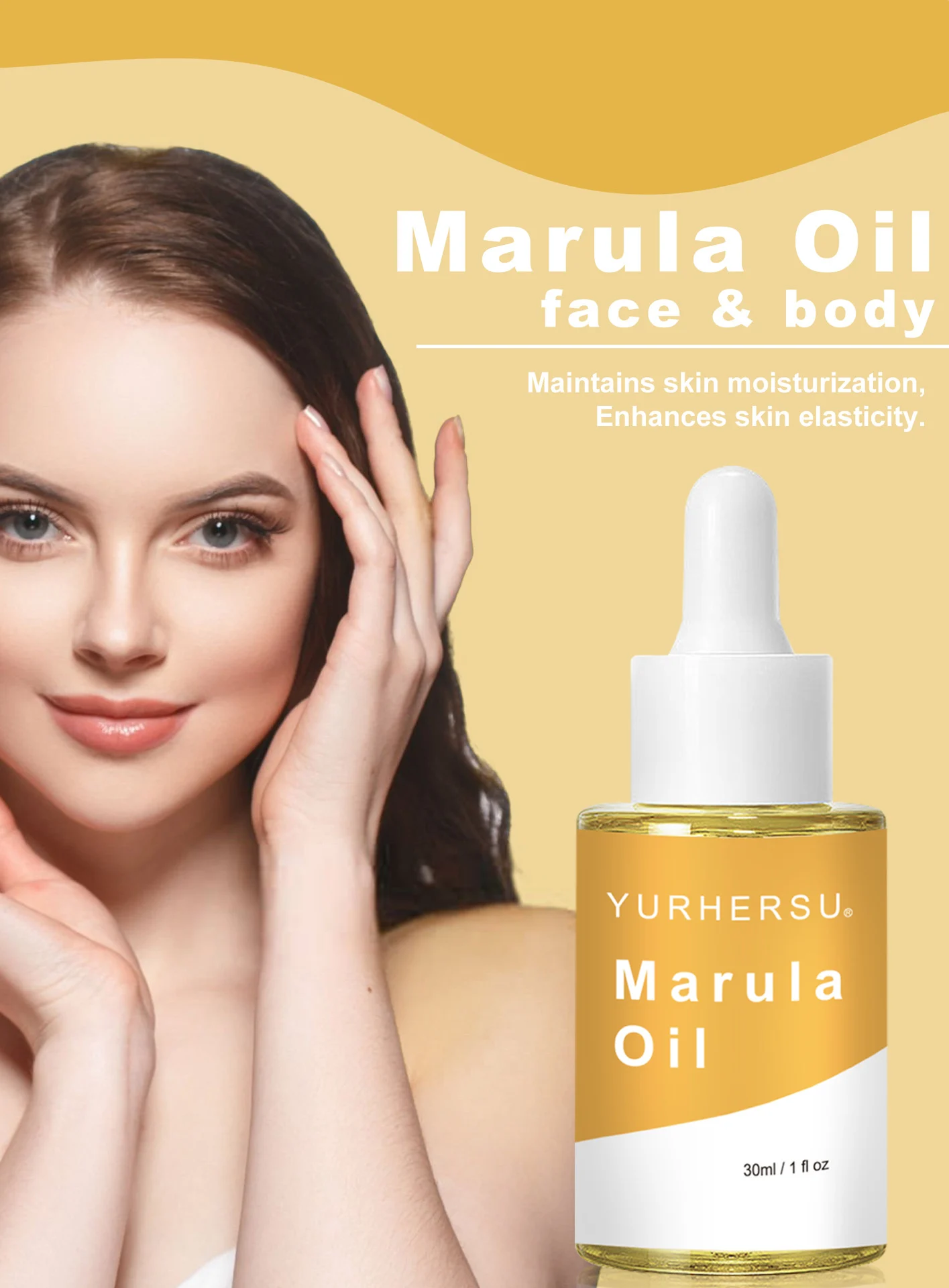 YURHERSU Marula Oil for Face & Body, Deeply Nourishes, Intensely Hydrates Skin 8 marula oil skincare spu863513436682 desc 8