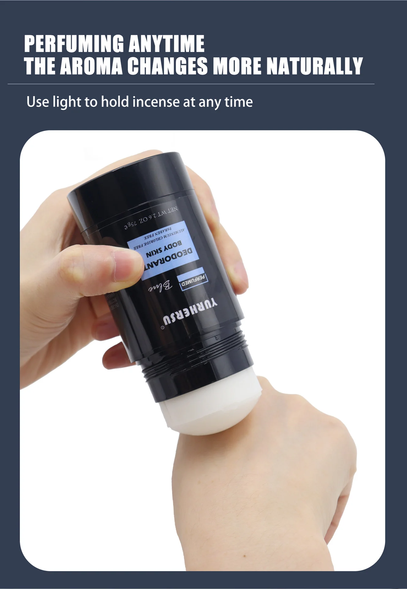 YURHERSU Men's Deodorant Stick for Body Skin, Long Lasting Freshness, Aluminum Chloride Free 13 mens deodorant stick spu812395512317 desc 13