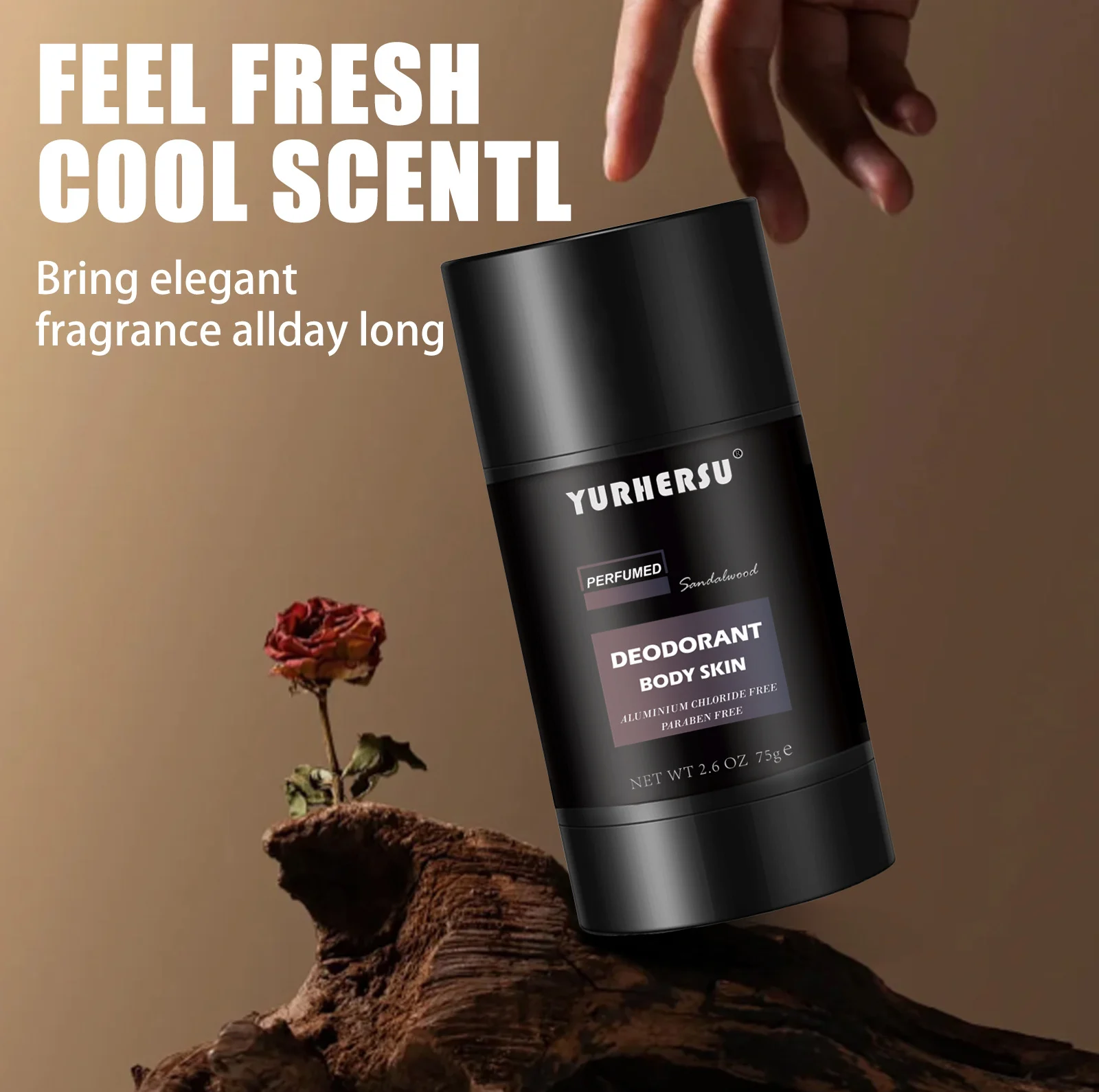 YURHERSU Men's Deodorant Stick for Body Skin, Long Lasting Freshness, Aluminum Chloride Free 5 mens deodorant stick spu812395512317 desc 5