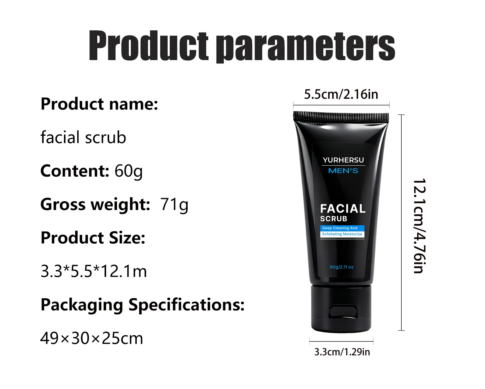 mens facial scrub exfoliating spu999073763611 desc 1
