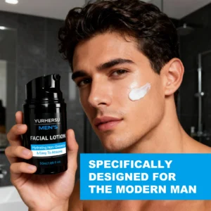 YURHERSU Men's Hydrating Facial Lotion: Non-Greasy, Fast-Absorbing Moisturizer for Dry Skin