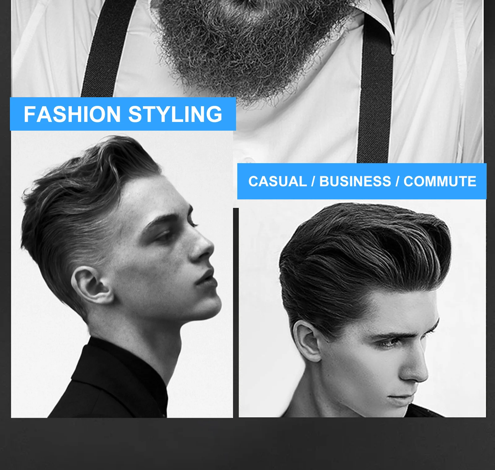 YURHERSU Men's Matte Clay Hair Wax, Strong Hold, Long-Lasting Styling 4 mens matte hair clay spu1002751438288 desc 4