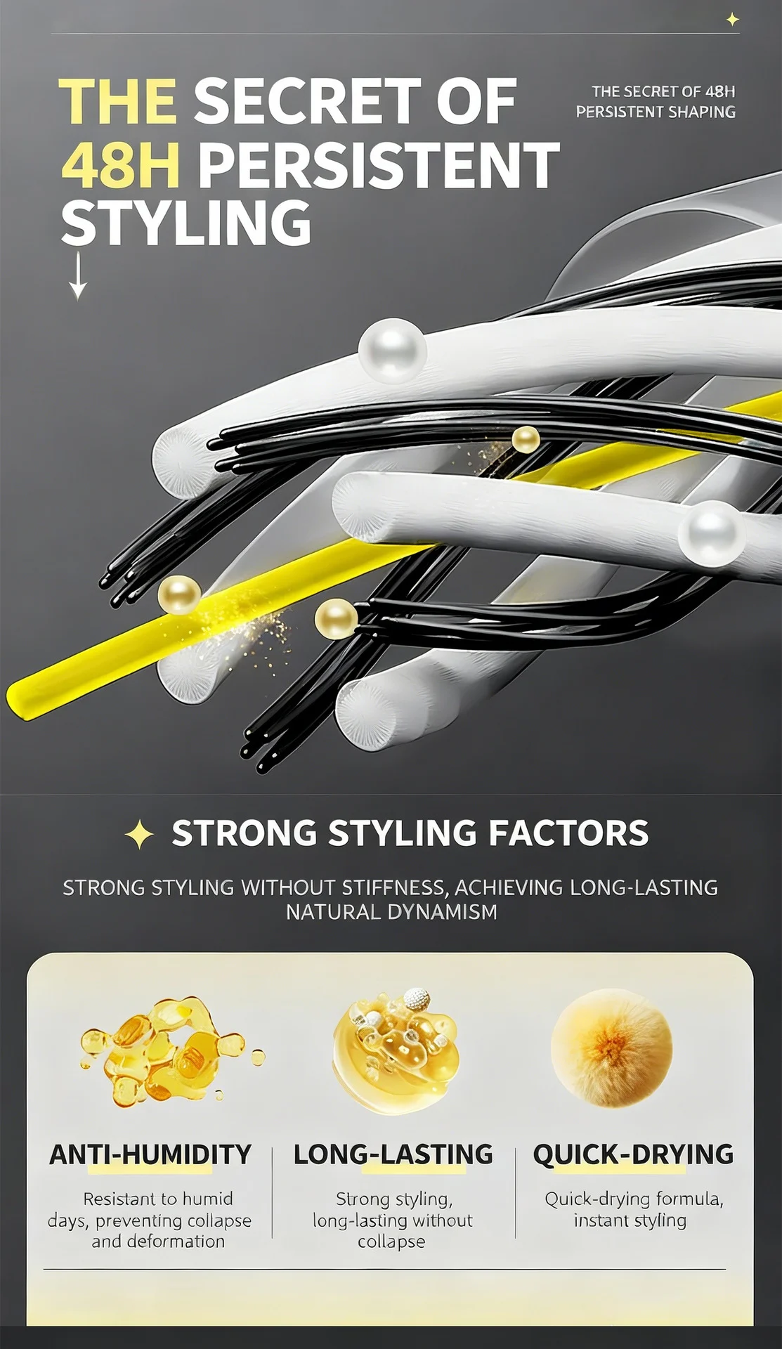 YURHERSU Men's Matte Clay Hair Wax, Strong Hold, Long-Lasting Styling 8 mens matte hair clay spu1002751438288 desc 8