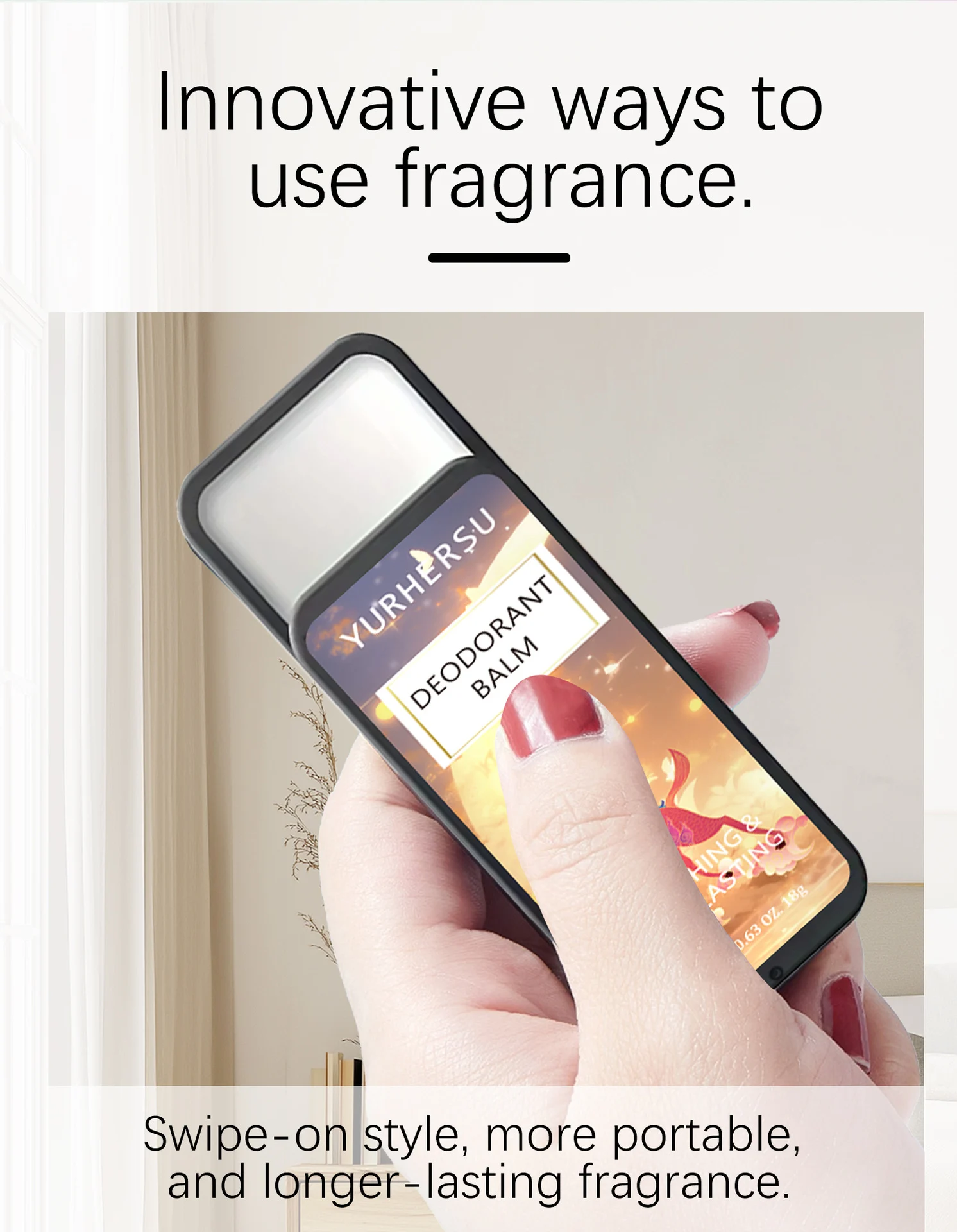 YURHERSU Men's Solid Deodorant Balm, Long Lasting Fragrance, Portable 4 mens solid deodorant balm spu837195347809 desc 4