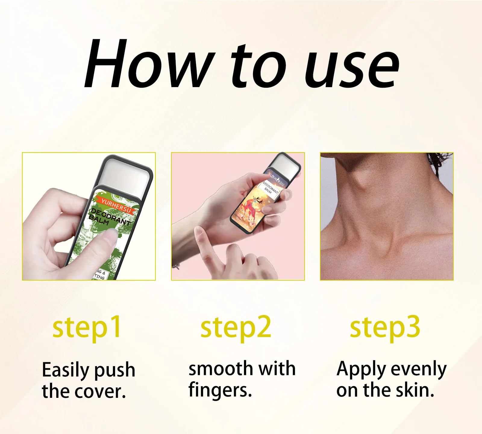 YURHERSU Men's Solid Deodorant Balm, Long Lasting Fragrance, Portable 8 mens solid deodorant balm spu837195347809 desc 8