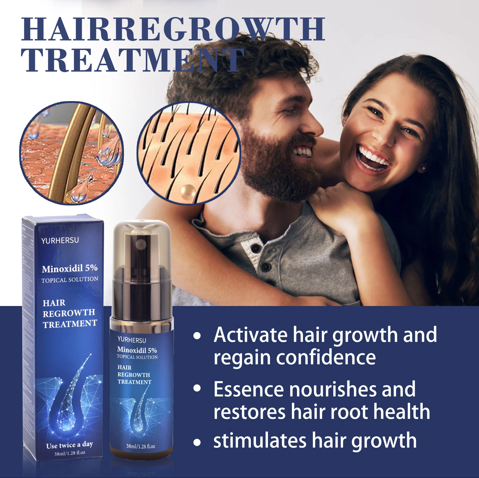 YURHERSU Minoxidil 5% Hair Regrowth Treatment Topical Solution 38ml 4 minoxidil hair regrowth treatment spu812402332181 desc 4