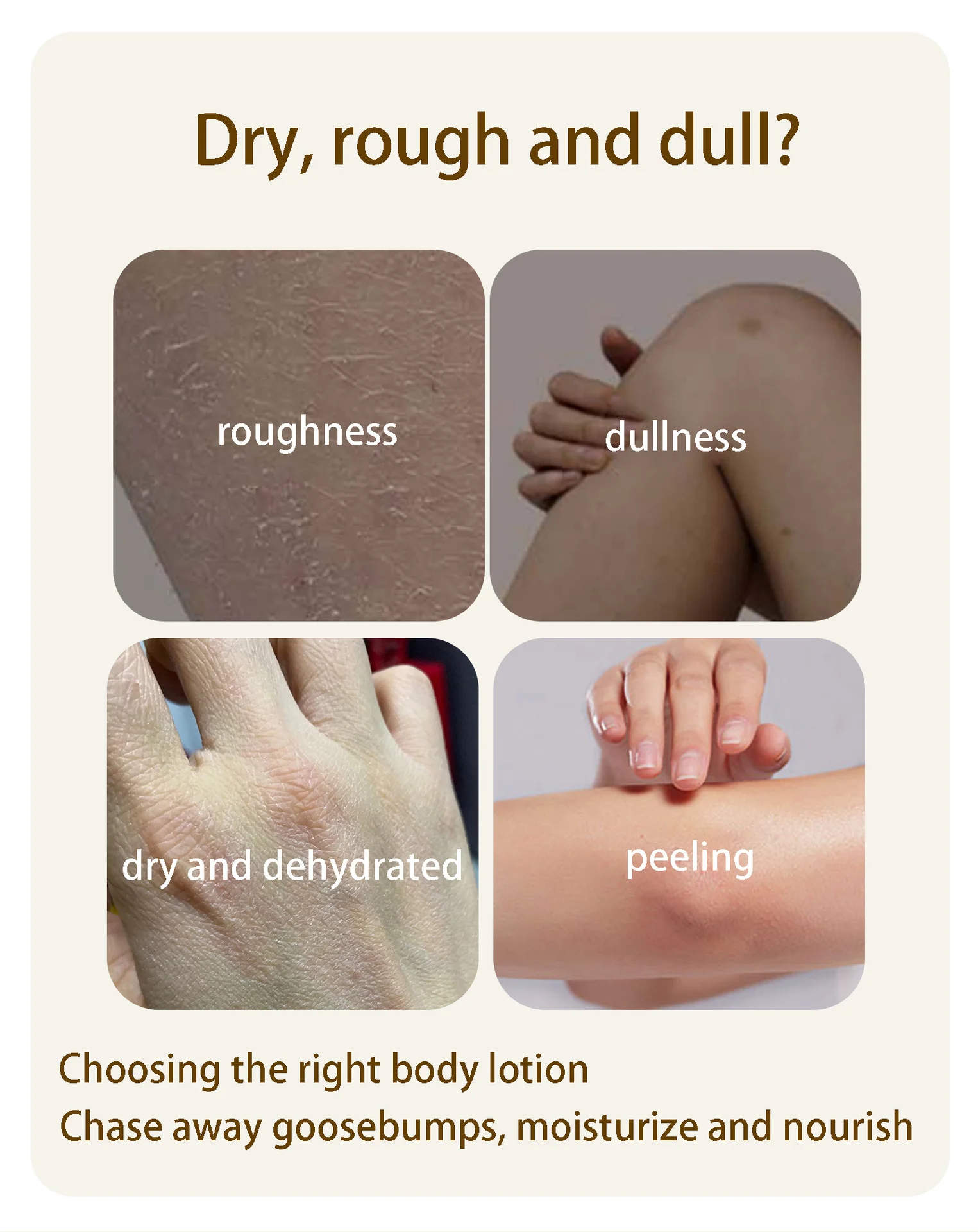 YURHERSU Moisturizing Dual Care Set - Body Lotion & Hand Cream for Anti-Aging & Smooth Skin 5 moisturizing body lotion hand cream set spu812006052000 desc 5