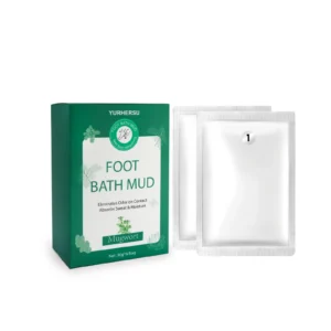 YURHERSU Mugwort Crystal Foot Bath Mud - Exfoliating & Odor Eliminating Foot Soak Powder
