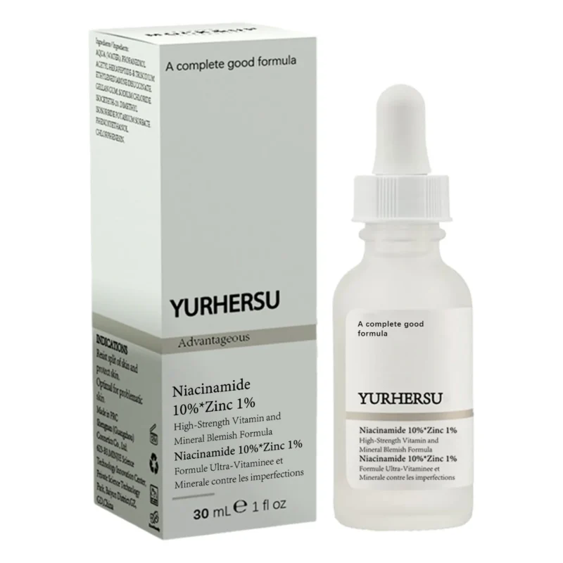YURHERSU Niacinamide 10% Serum for Face, Brightening & Hydrating Skin Care with Zinc