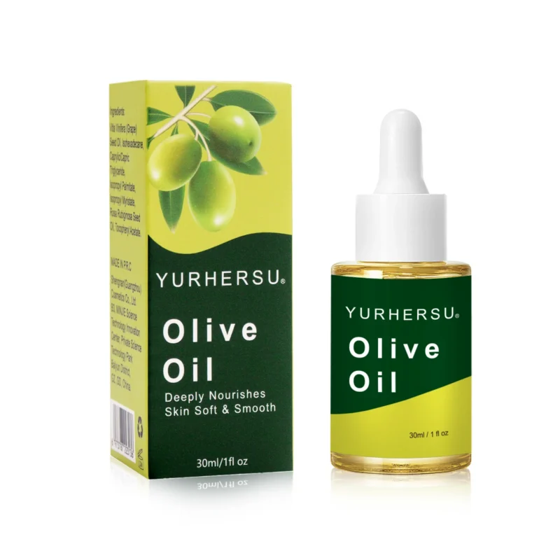 YURHERSU Olive Oil Deeply Nourishes Skin, Locks in Moisture, Softens and Smooths, 30ml