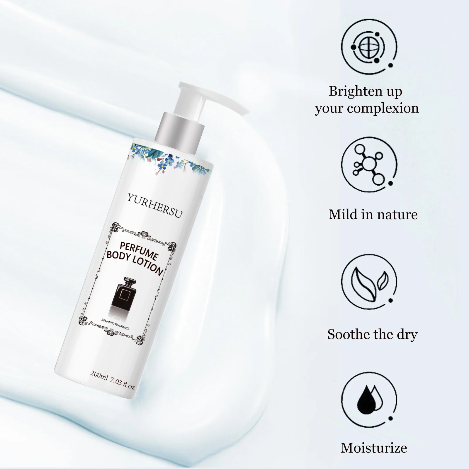 YURHERSU Perfume Body Lotion - Long Lasting Fragrance & Deep Moisturizing 5 perfume body lotion spu743859179657 desc 5