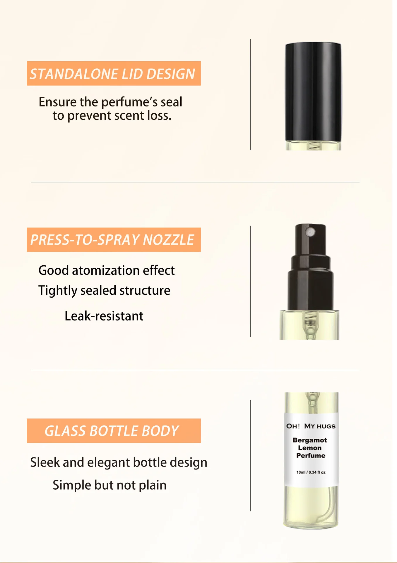 YURHERSU Oh!My Hugs Perfume Spray Gift Set - 6 Fragrances, Long Lasting 4 perfume spray gift set spu823403757066 desc 4